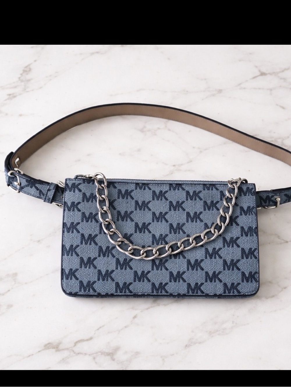 Michael Kors Logo Embossed Belt bag